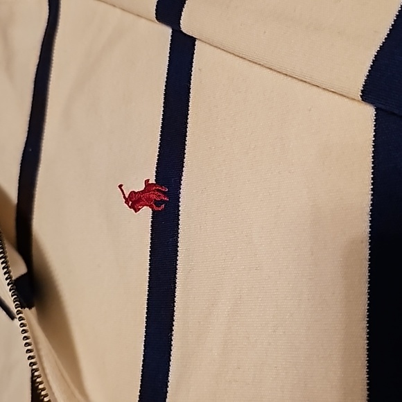 Boys Ralph Lauren Striped Cotton Interlock Pullover - Picture 3 of 3